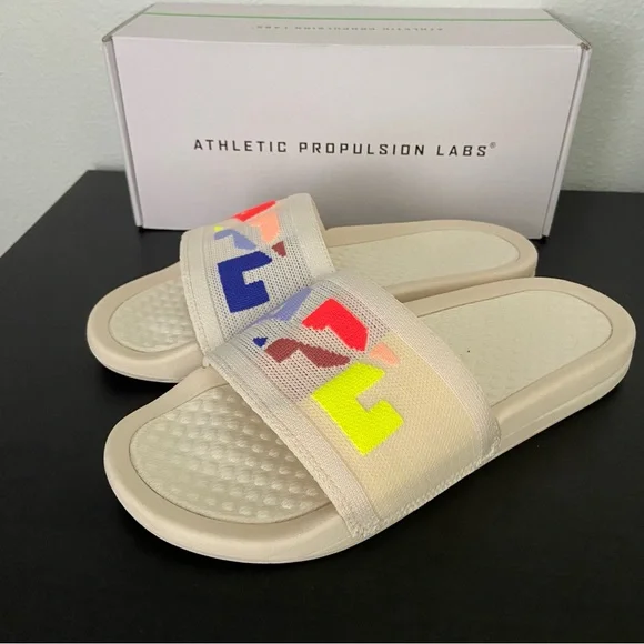 APL Women's Big Logo TechLoom Slide Sandals - Picture 1 of 12